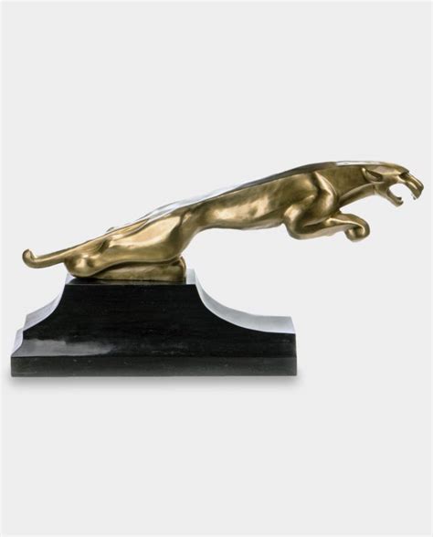 Jaguar Art Deco Bronze Sculpture - bronze-sculpture-art.com