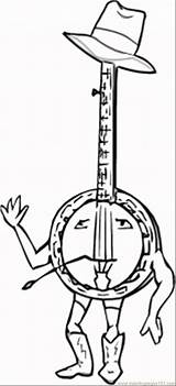 Coloring Pages Banjo Entertainment > Instruments  Free Printable sketch template