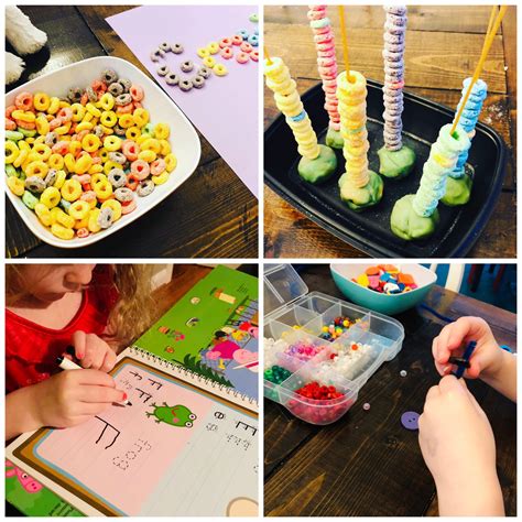 Easy Preschool Activities to do at Home - Glitter On A Dime