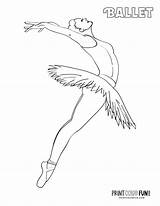 Nice Ballerina Cartoon Girl Coloring Page Riscos Para sketch template