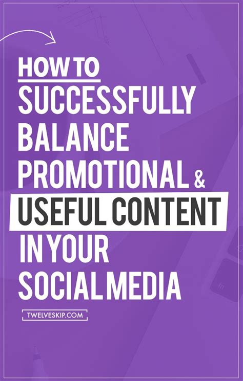 how to successfully balance promotional & useful content in your social media • BELLAMYCREATIVE ...