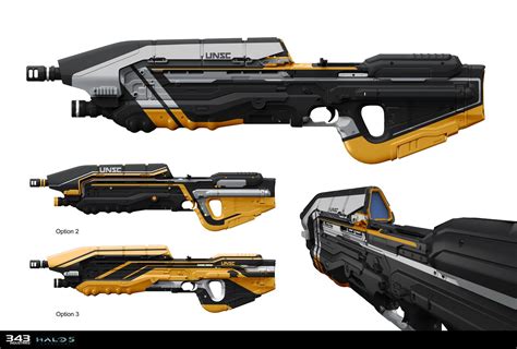 Weapon Skins for Halo 5 Guardians, Sam Brown on ArtStation at… | Weapon concept art, Halo 5, Halo