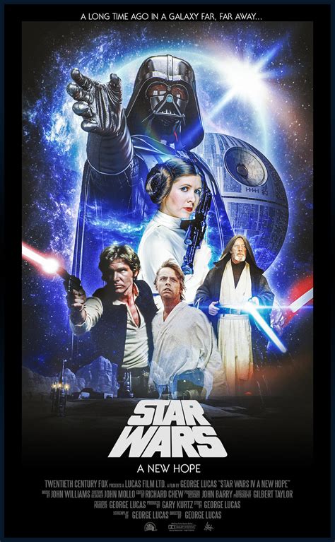 Star Wars: Episode IV - A New Hope / Poster by Visutox on DeviantArt