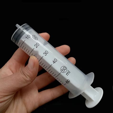 50ml Plastic Disposable Injector Animal Syringe Bird Syringe Lab ...