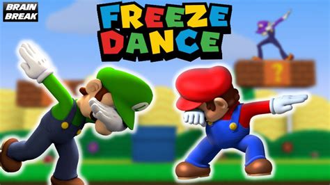 🍄 MARIO 🍄 Freeze Dance | Brain Break | Just Dance | - YouTube