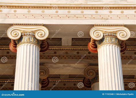 Ionic columns stock photo. Image of acropolis, pillar - 7192348