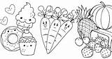 Junk Food Coloring Pages sketch template