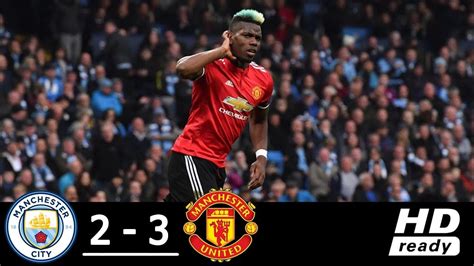 Manchester City vs Manchester United 2-3... Goals and Highlights [Video ...