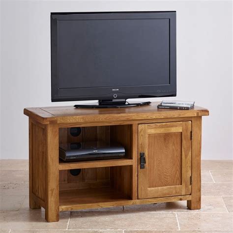 Rustic TV Unit in Solid Oak | Original Rustic | Oak Furnitureland | Oak furniture land, Oak tv ...