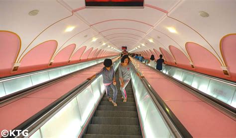 Pyongyang metro - low cost North Korea tours with KTG North Korea Travel