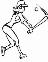 Softball Coloring Pages  Free Printable For Kids sketch template