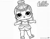 LOL Surprise Doll Coloring Pages Series 2 Genie  Free Printable sketch template