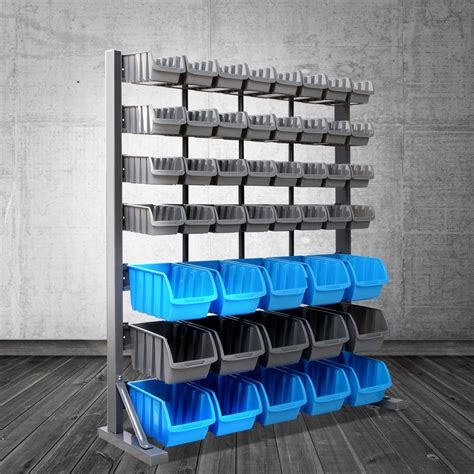 Giantz 47 Bin Storage Rack Shelving Workshop Garage Warehouse Tools ...