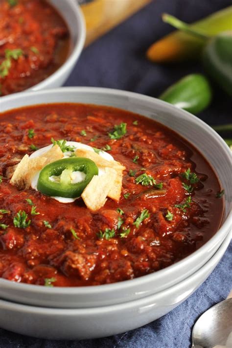 Sweet and Spicy Slow Cooker Chili Recipe - The Suburban Soapbox