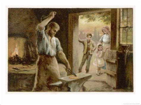 "The Village Blacksmith" by Henry Wadsworth Longfellow | Paul revere's ride, Artist, Blacksmithing