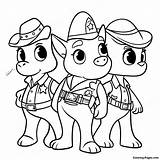 Sheriff Callie And Friends Coloring Page  Pagescom sketch template