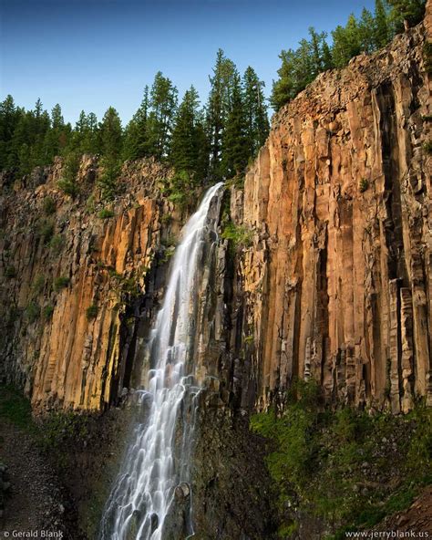 #00643 - A summer evening at Palisade Falls in Hyalite Canyon, Custer ...