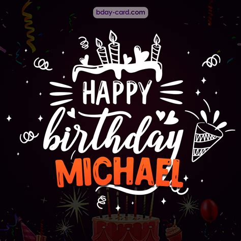 Birthday images for Michael 💐 — Free happy bday pictures and photos | BDay-card.com