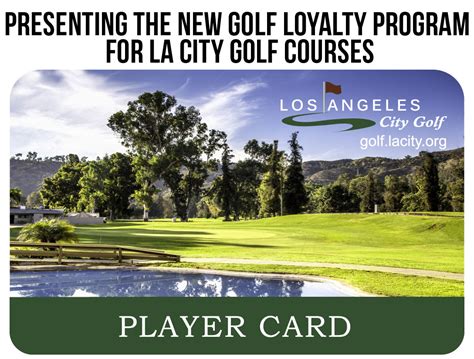 LA City Golf Rolls out Re-Vamped Player Card – Blog.Greenskeeper.Org
