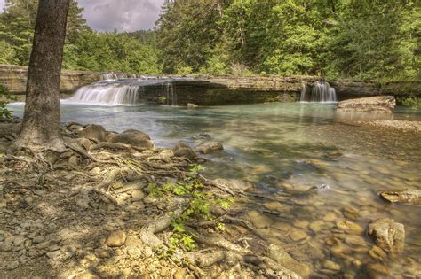 Springtime at Haw Creek Falls - Ozarks - Arkansas Photograph by Jason Politte - Fine Art America