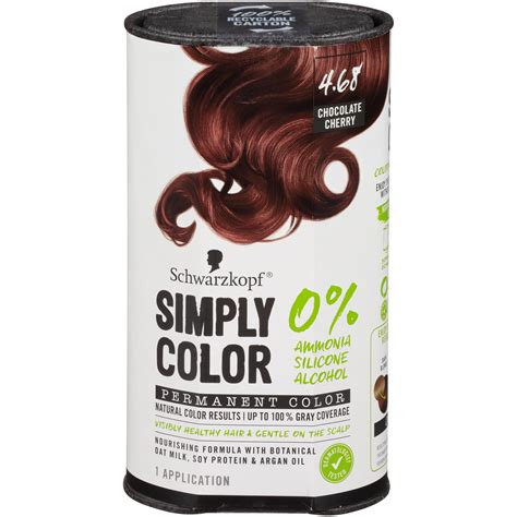 Schwarzkopf Simply Color Hair Color, 4.68 Chocolate Cherry - Walmart.com - Walmart.com