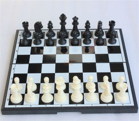 Magnetic Chess Folding Magnetic Board And Draughts Set 285*285*15mm ...