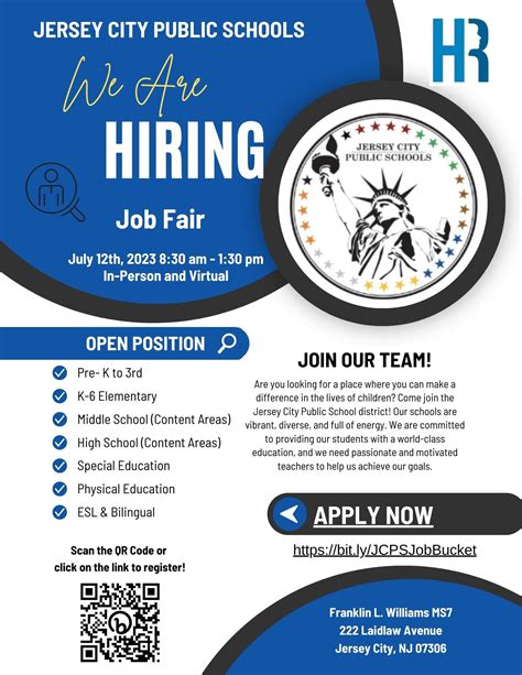 JCPS Job Fair | Jersey City Public Schools