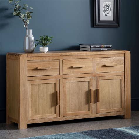 Molton Oak Large Sideboard - Oak Solution