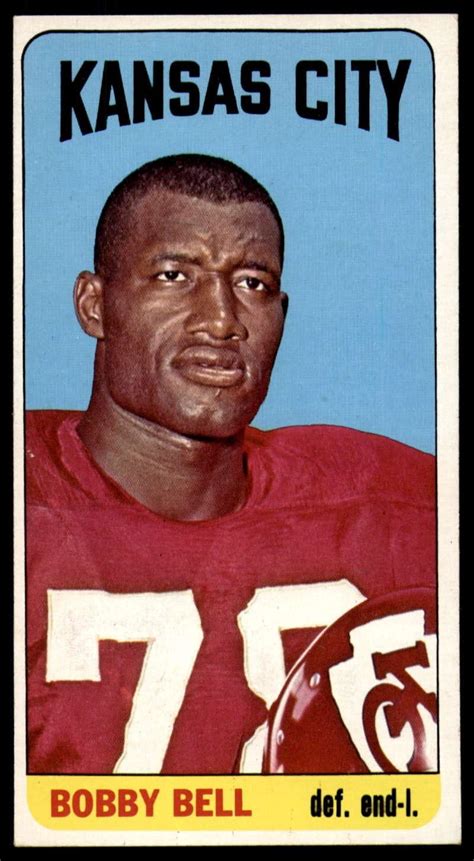 Amazon.com: Football NFL 1965 Topps #91 Bobby Bell SP Chiefs: Collectibles & Fine Art