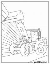 Front End Loader Coloring Pages For Kids sketch template