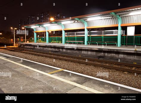 Train station in Hong Kong Stock Photo - Alamy