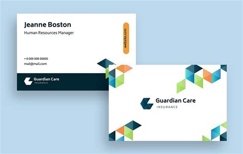 Design and download this Gradient Professional Insurance Company Business Card template