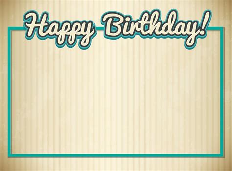 Birthday Card Printable Template Free - Free Printable Worksheet