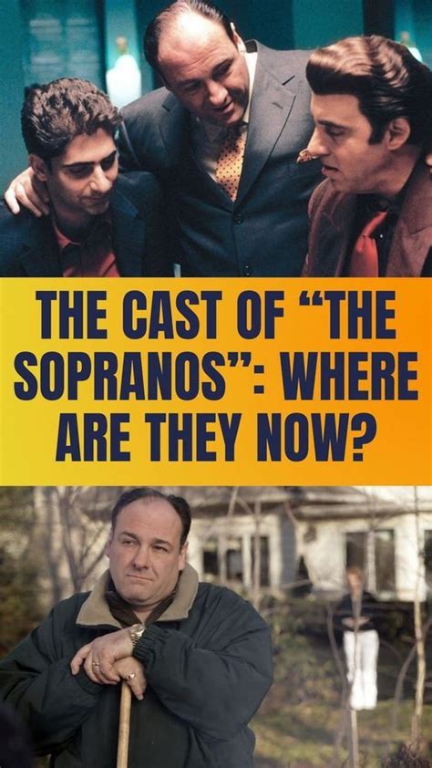 The Cast of “The Sopranos”: Where Are They Now? in 2023 | Psychological thrillers, Fight club ...