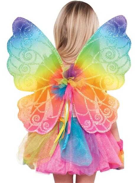 Rainbow Fairy Wings Child Costume Accessory | Stage Stores | Rainbow fairies, Fancy dress ...