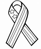 Memorial Day Ribbon Coloring Page  Free Printable Coloring Pages sketch template