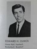 1964 Edward James Olmos Montebello High School Yearbook Battlestar Gal ...