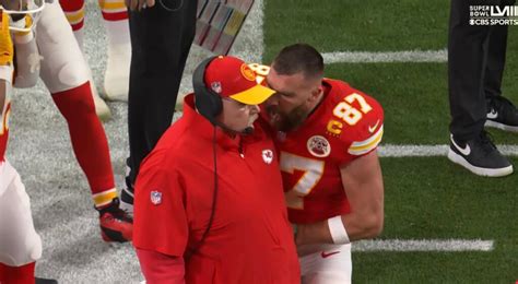 Travis Kelce Yelling At Coach Andy Reid During The Super Bowl Has Gone Insanely Viral