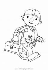Bob The Builder 1 Coloring Page For Kids  Free sketch template