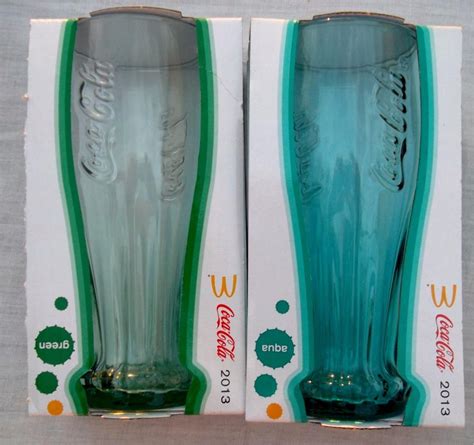 COCA COLA COKE - McDONALDS PROMOTION GLASSES Australia Rare NEW IN BOX ...