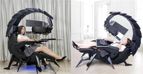 This Adjustable Scorpion Chair is the Perfect Workspace