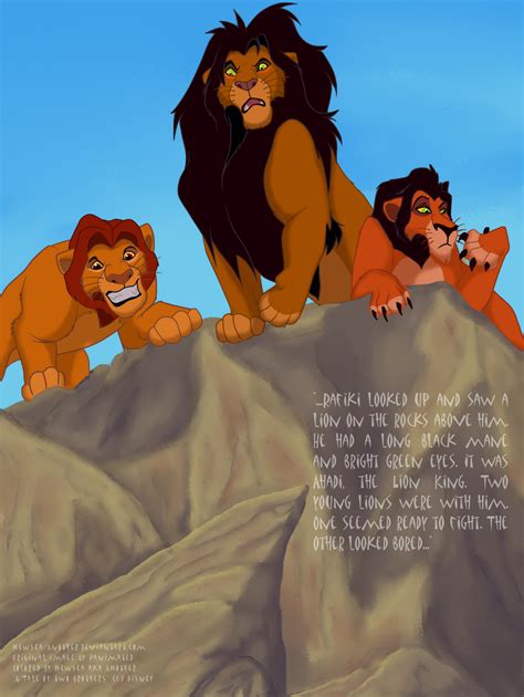 Mufasa, Ahadi and Taka by NewSea-ANother on DeviantArt