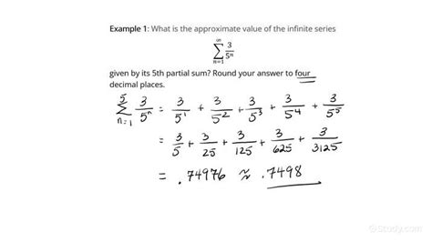 How to Approximate the Sum of a Convergent Infinite Series By One of Its kth Partial Sums ...