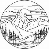Mountain View coloring Page free Printable Adult 10  sketch template