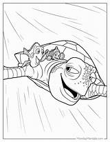 Printable Finding Nemo Coloring Pages sketch template
