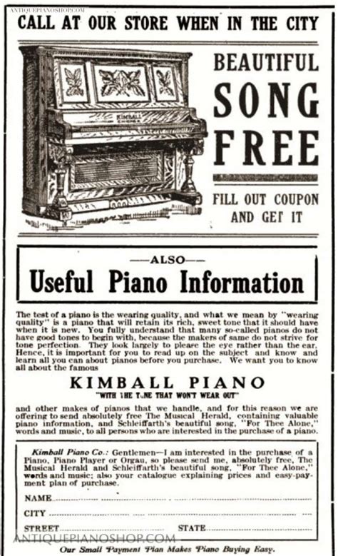 Kimball – Antique Piano Shop