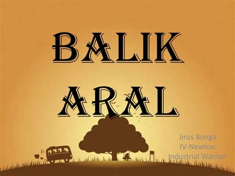 Balik aral(nov20 | PPT