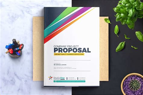 Free Creative Proposal Template Of Project Proposal Template Brochure Templates Creative ...