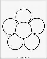 Easy Flower Coloring Pages  Home sketch template