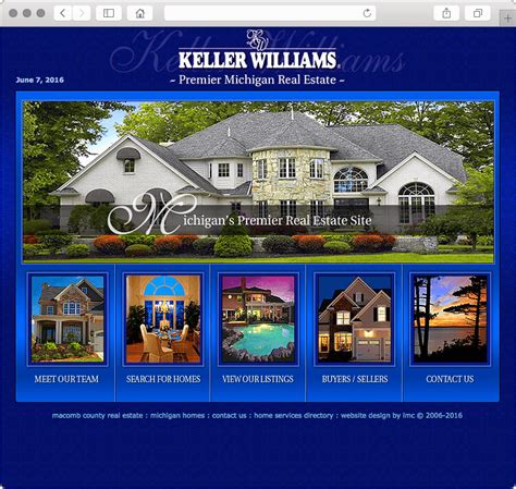 Michigan Real Estate Agent Website Design